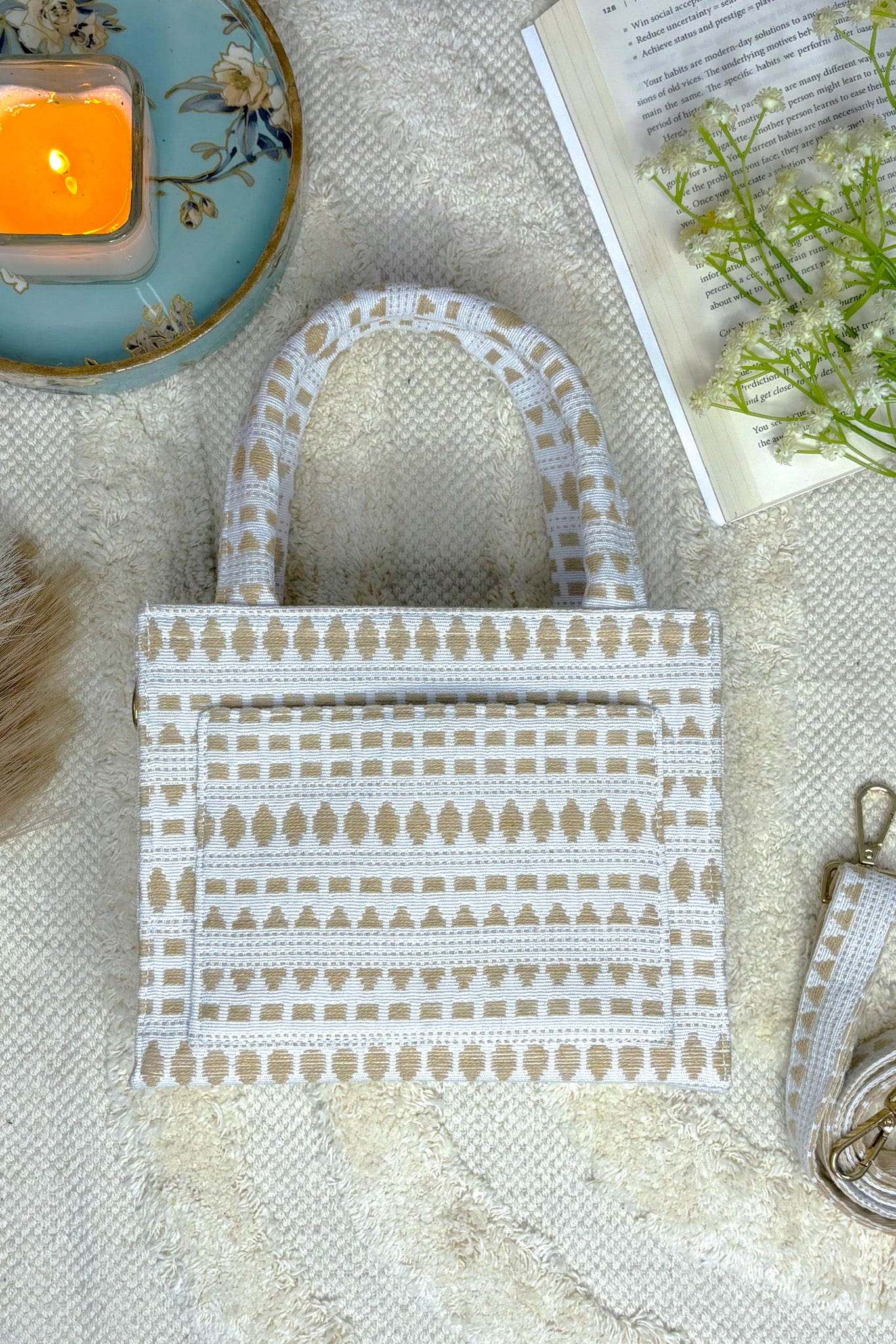 Desert Tan Box Sling Bag