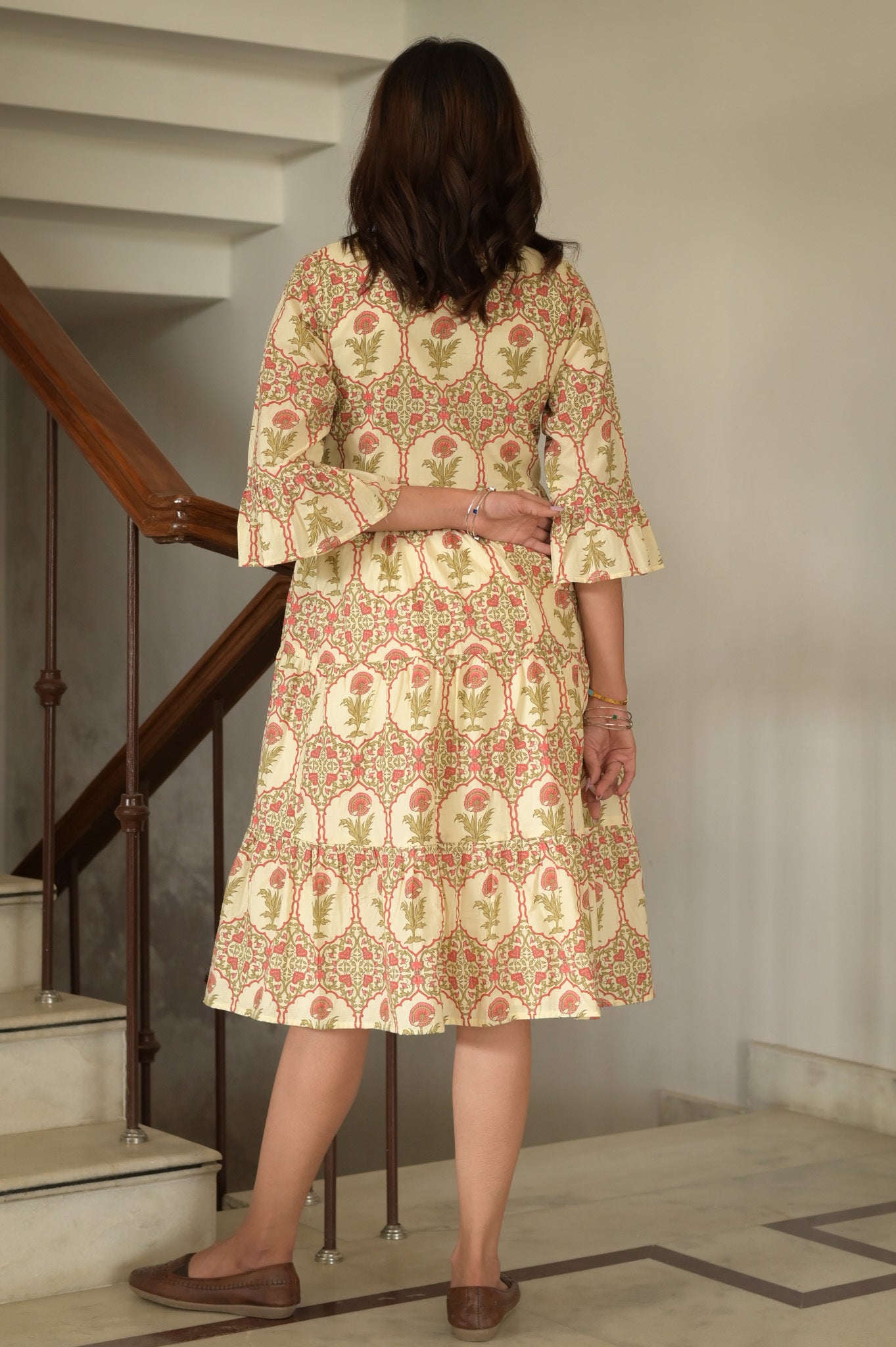 Off-White Mughal Dress