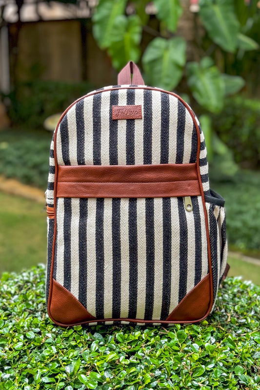 Stripe & Stroll Travel cum Laptop Backpack