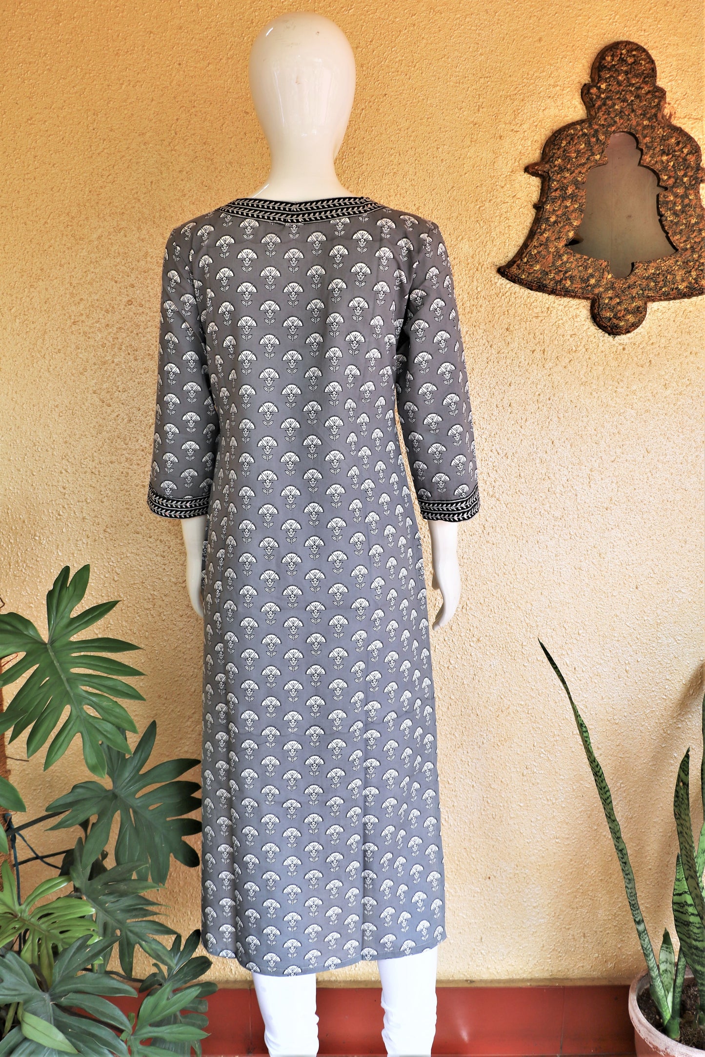 Grey Angrakha with Handwork