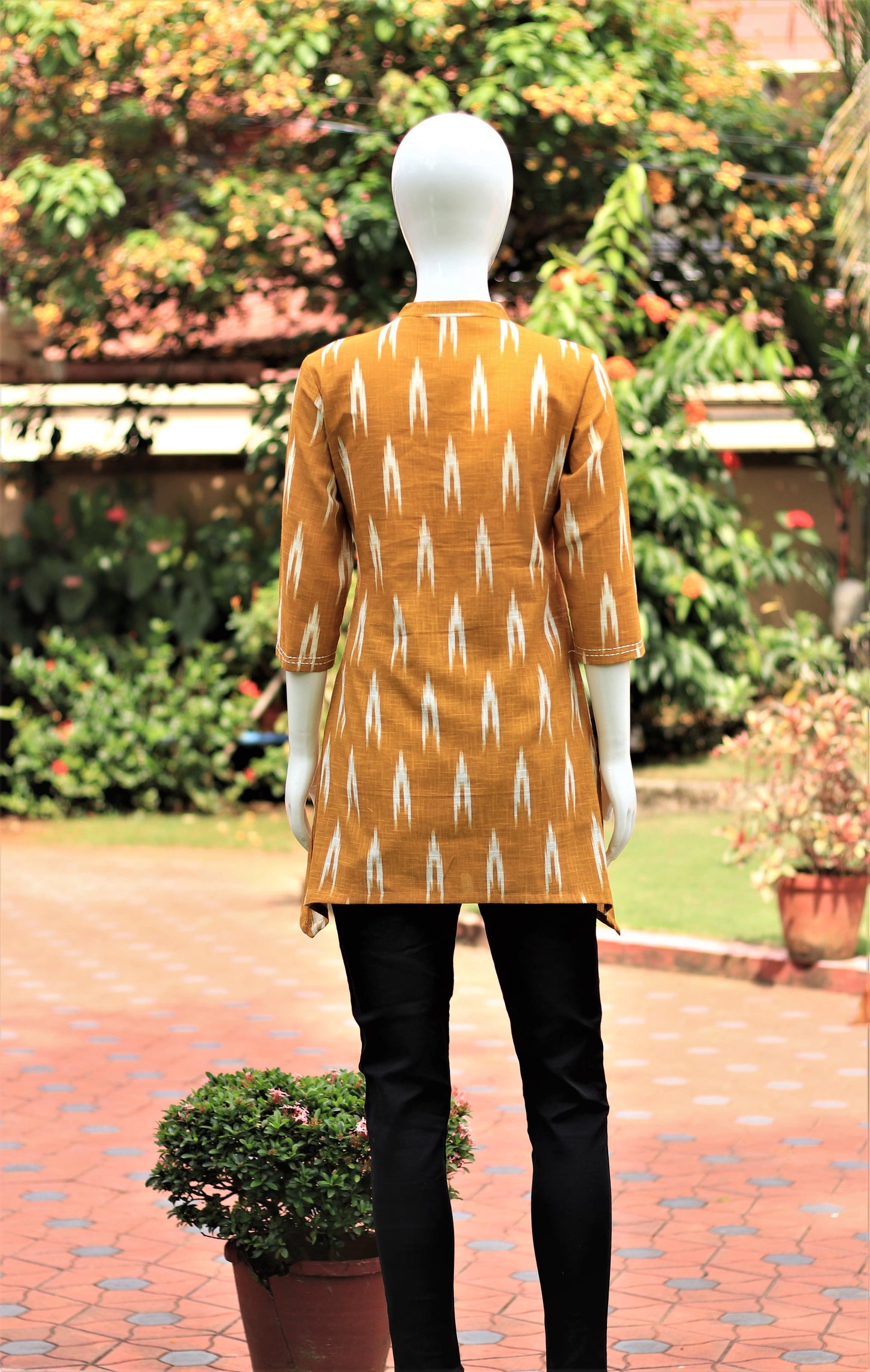 Mustard Yellow High Low Tunic