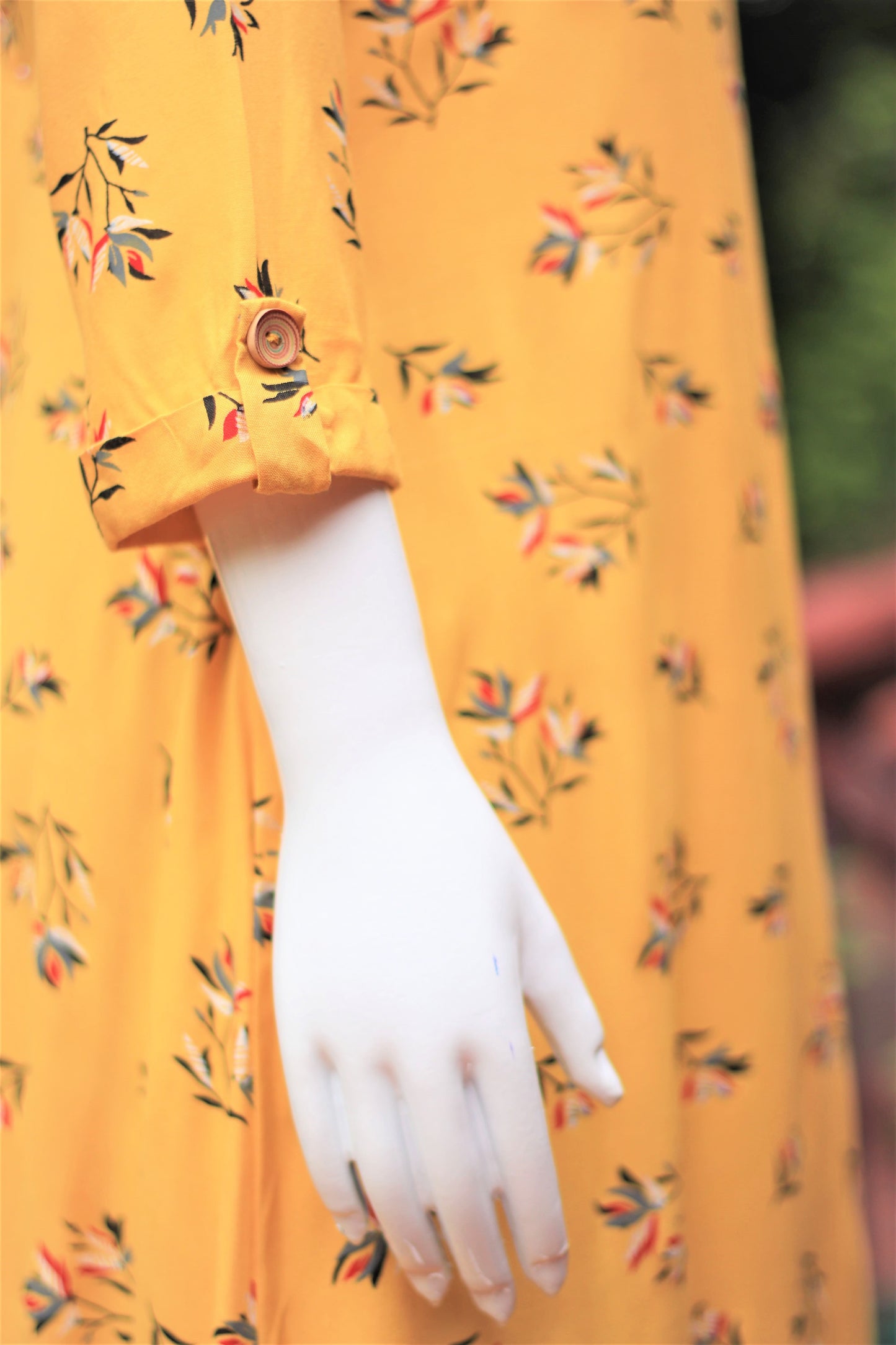 Yellow A-Line Kurta