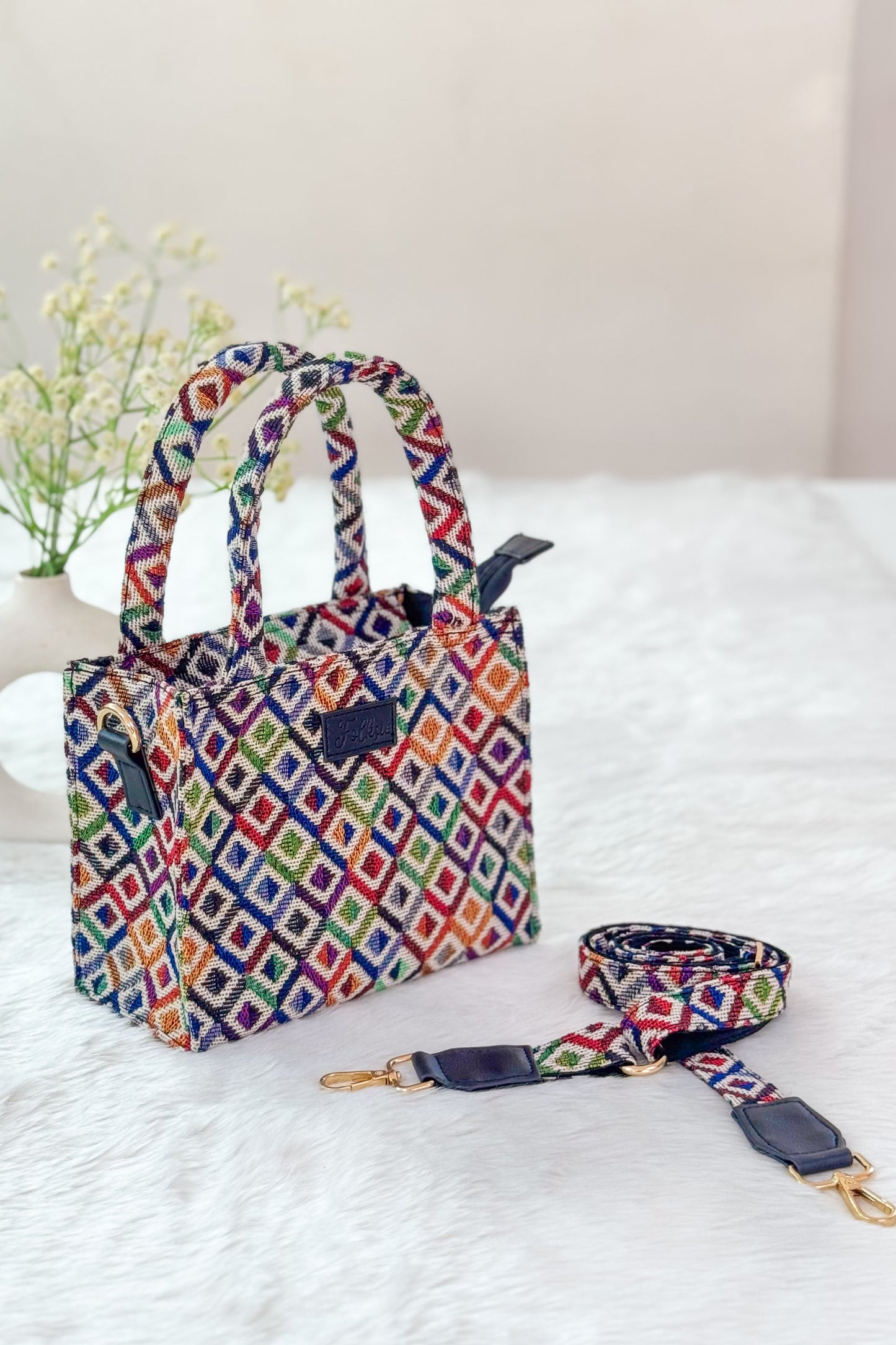 Black Candy Box Sling Bag