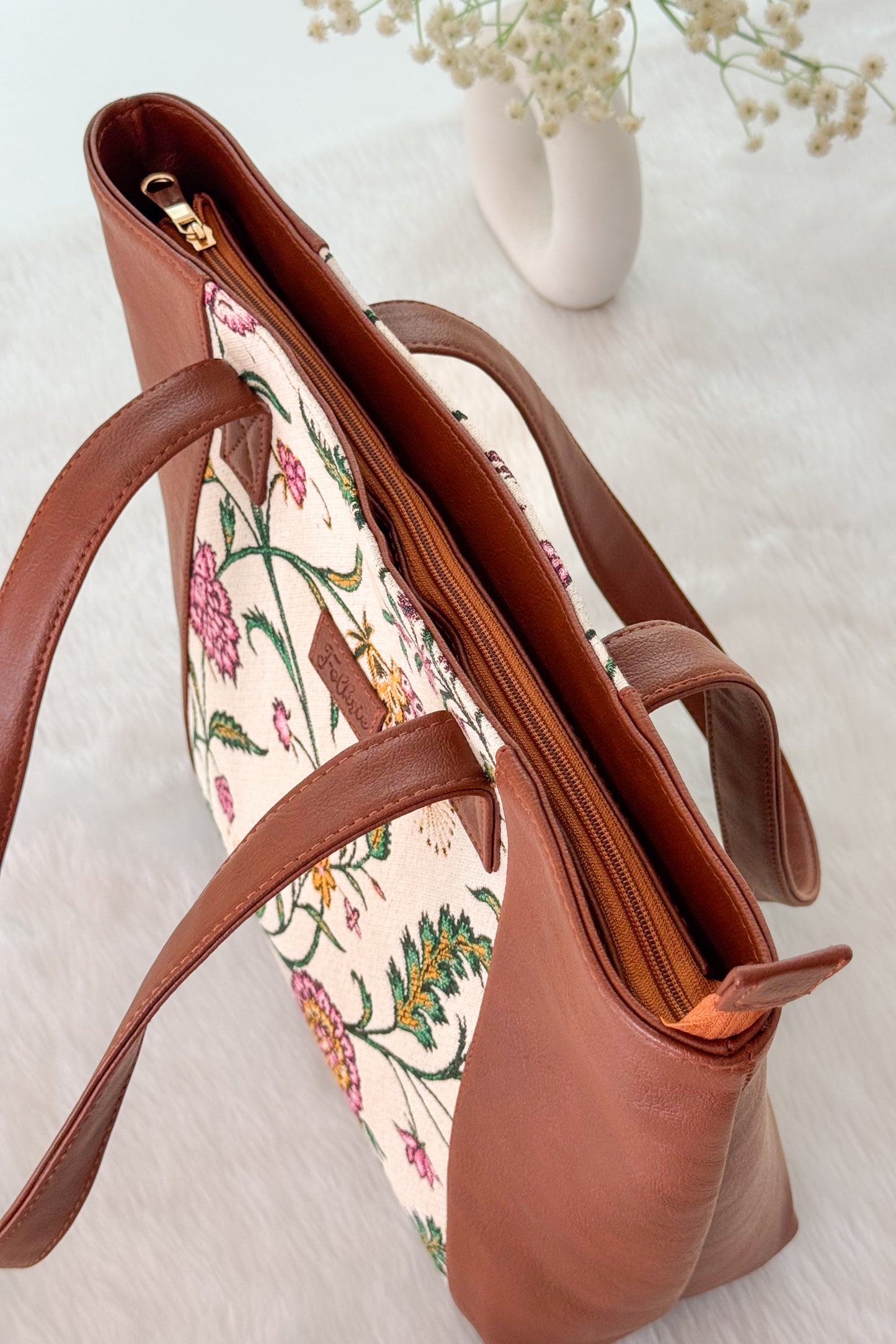 Carry Your World Tote - White Lotus