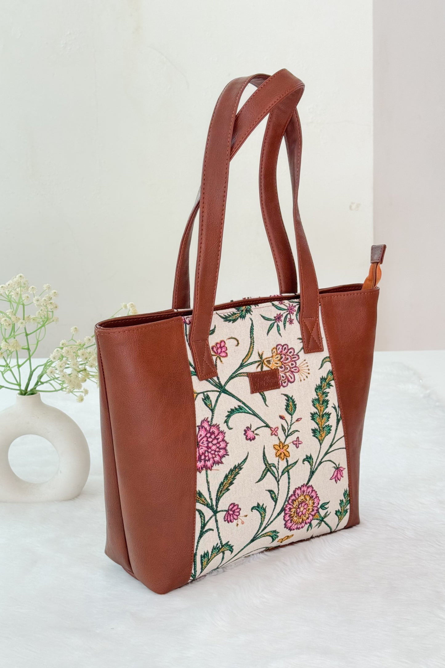 Carry Your World Tote - White Lotus
