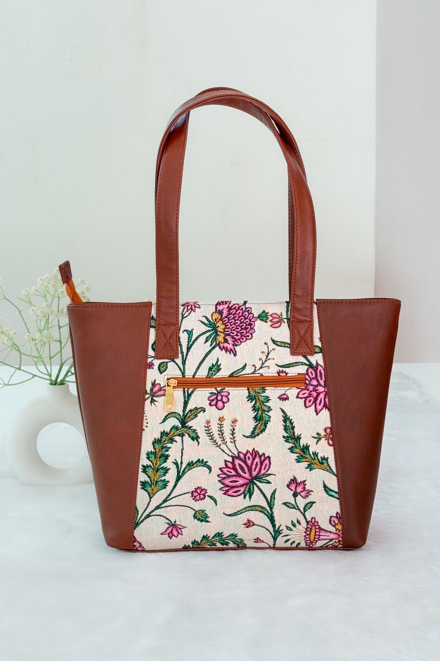 Carry Your World Tote - White Lotus