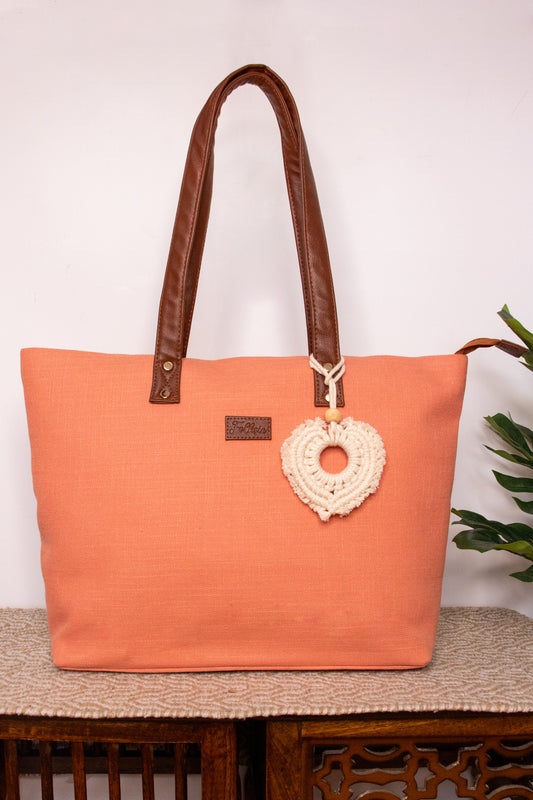 Everyday Tote - Peach