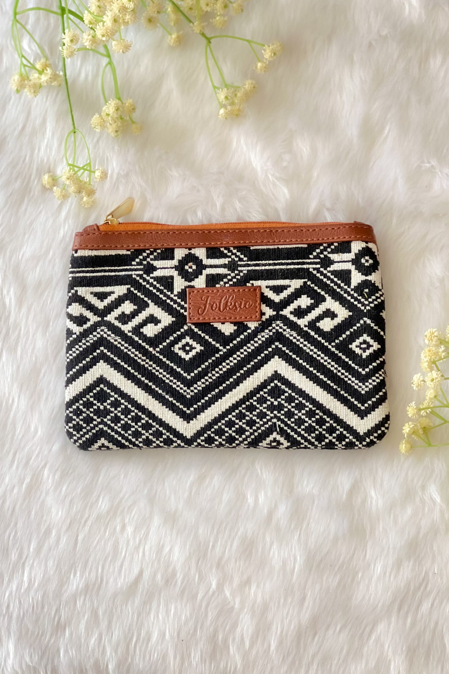Black & Brown Tribal Utility Pouch