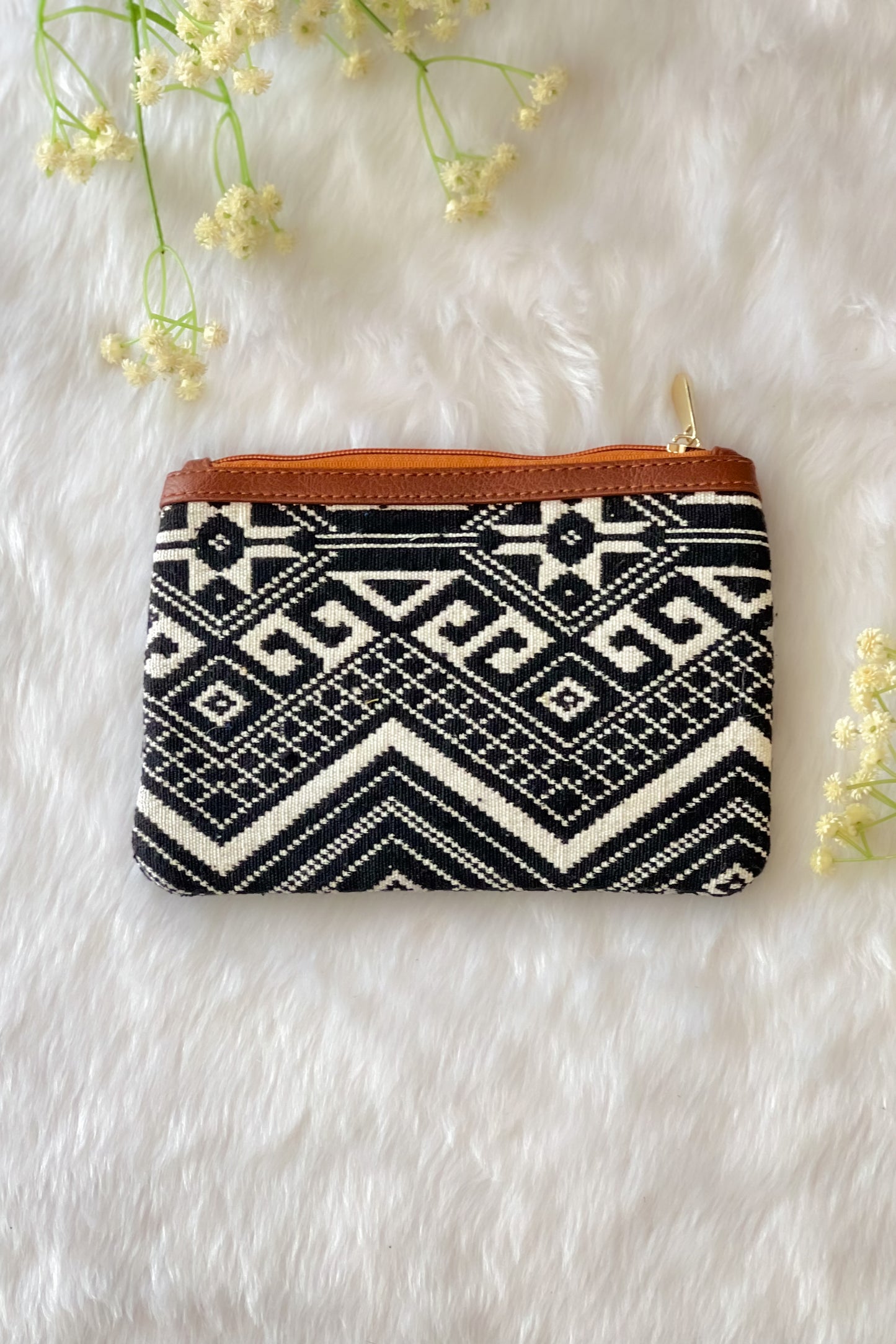 Black & Brown Tribal Utility Pouch
