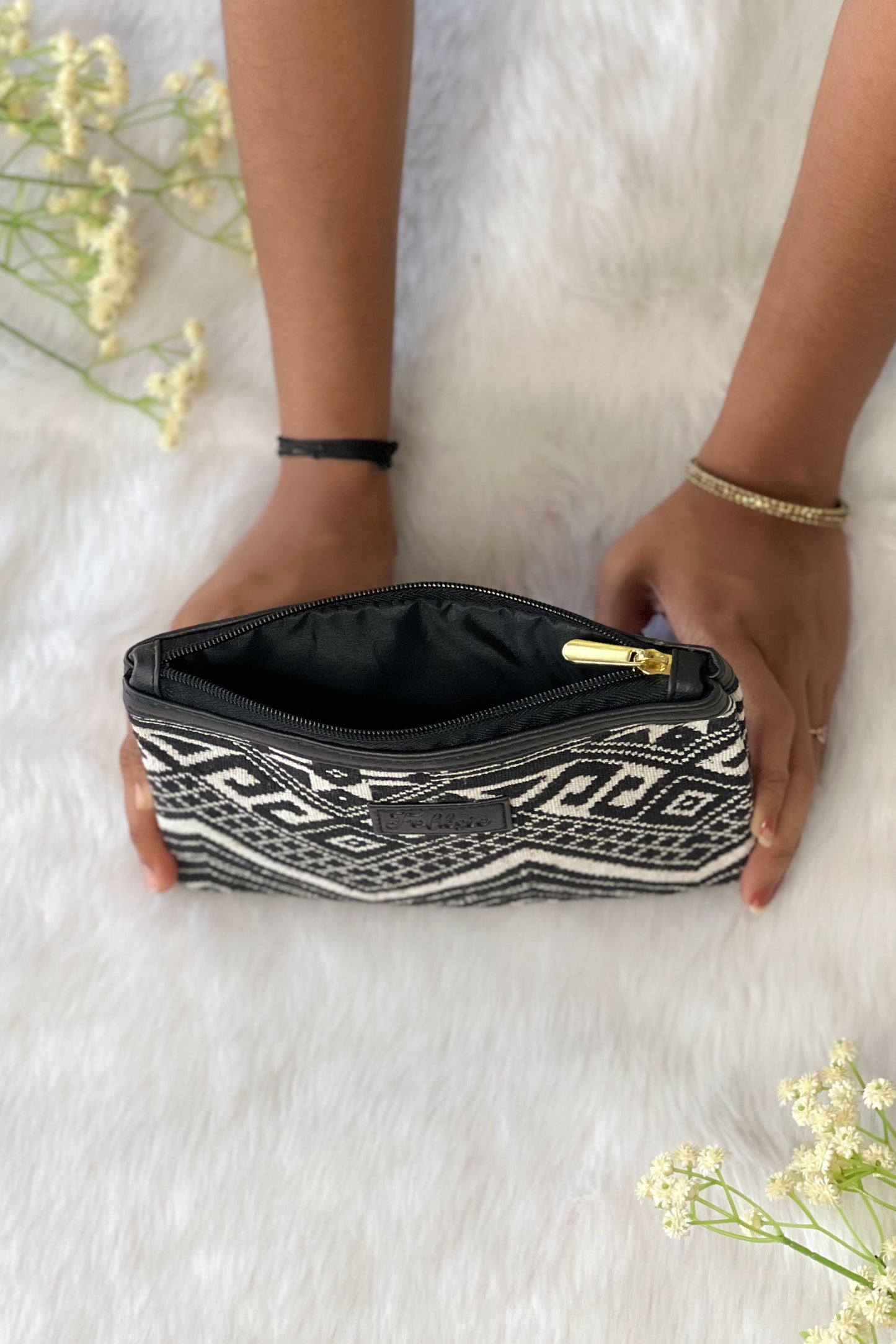 Black Tribal Utility Pouch