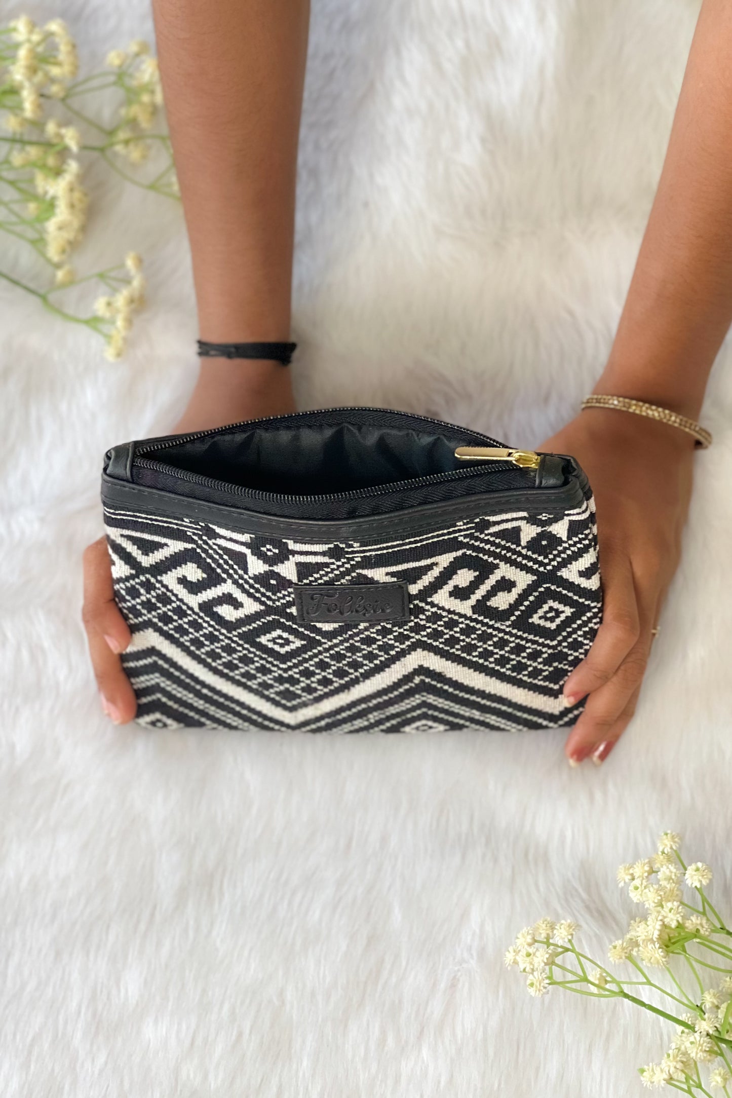 Black Tribal Utility Pouch