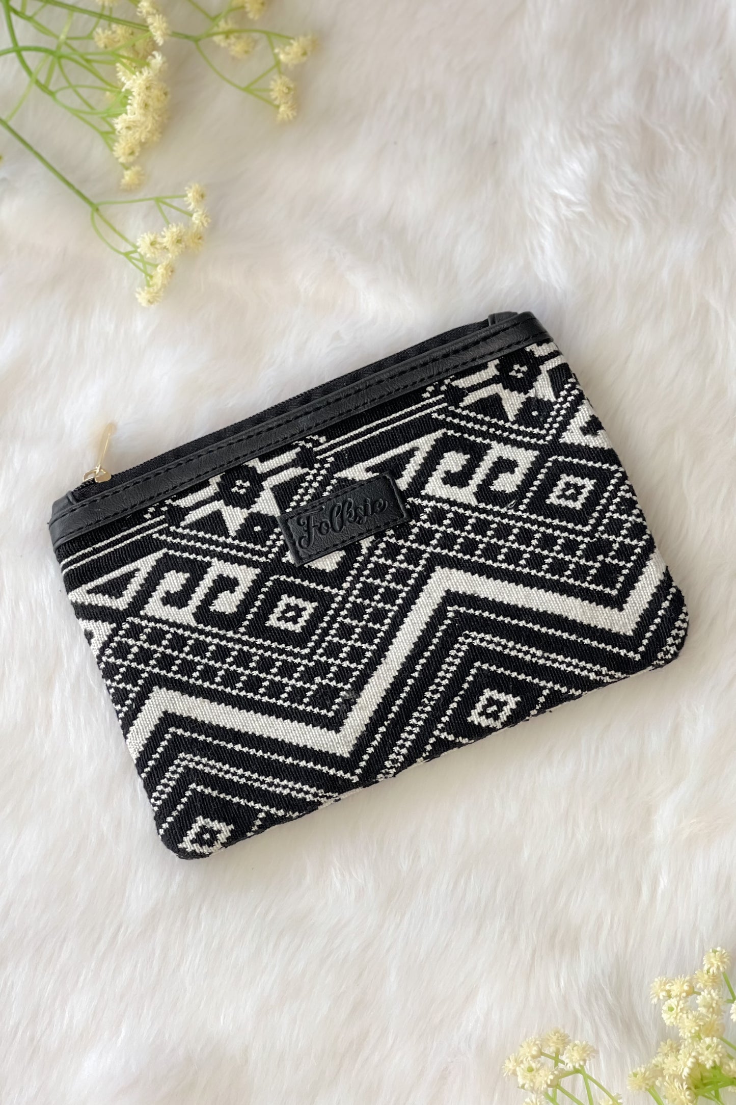 Black Tribal Utility Pouch