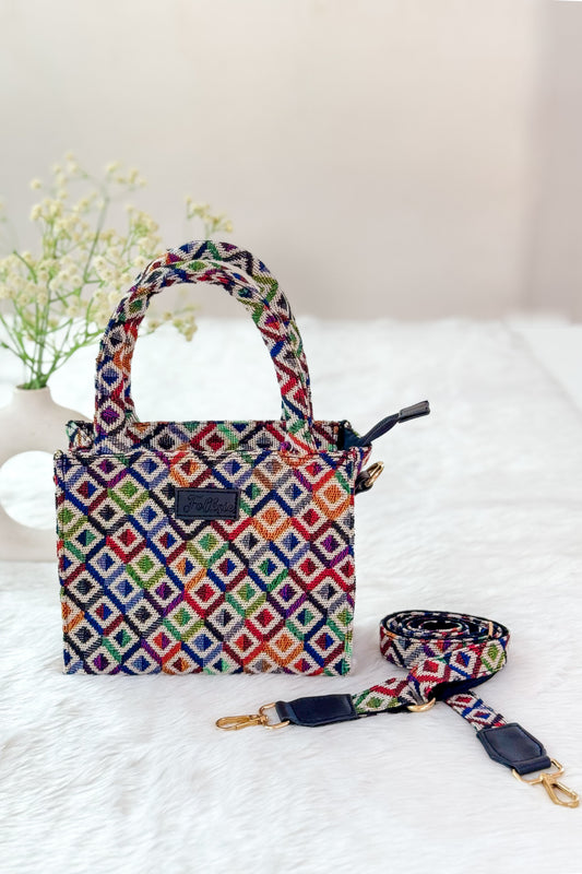 Black Candy Box Sling Bag