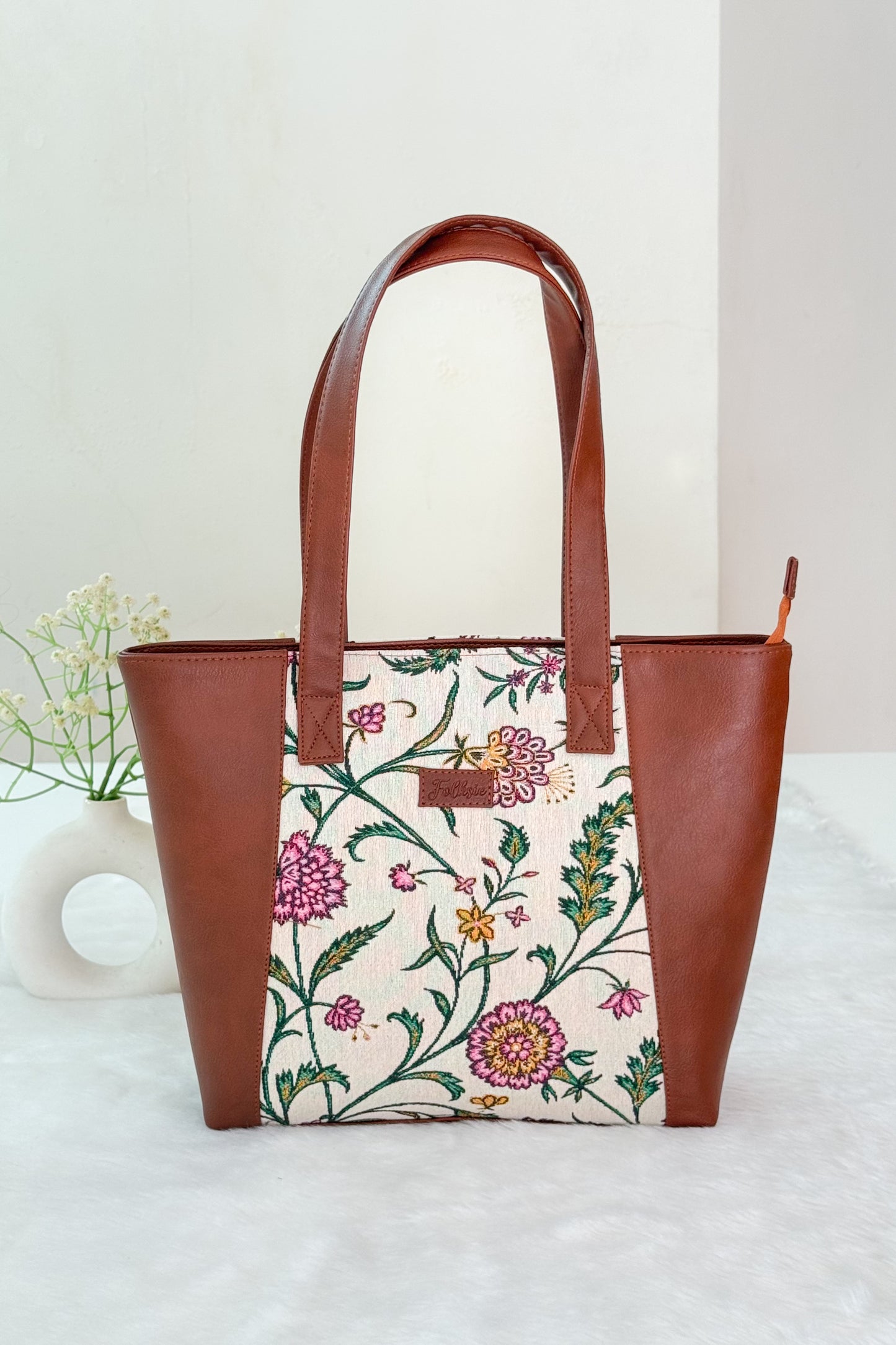 Carry Your World Tote - White Lotus