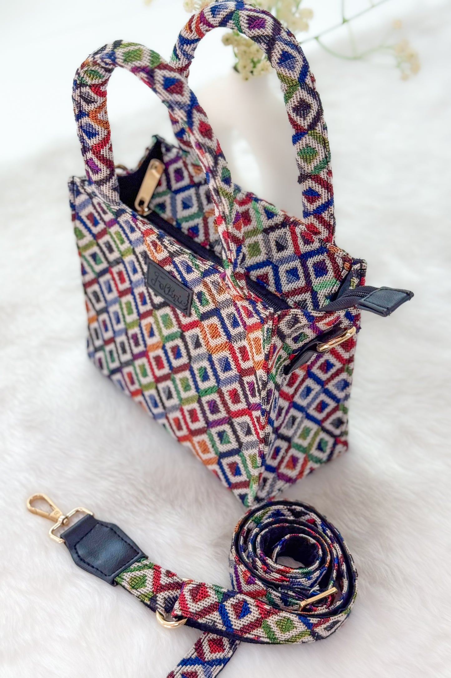 Black Candy Box Sling Bag