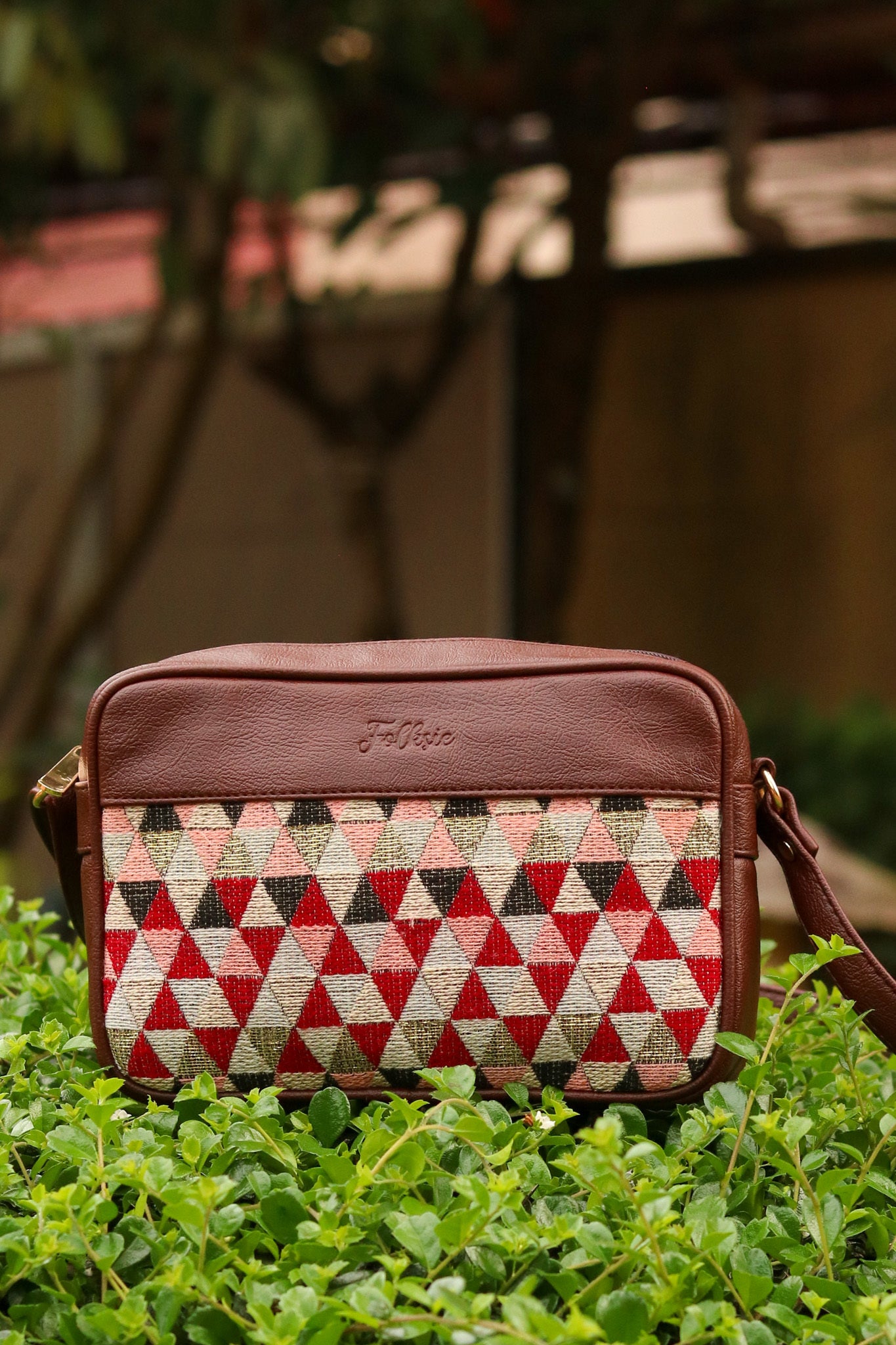 Everyday Box Sling - Maroon