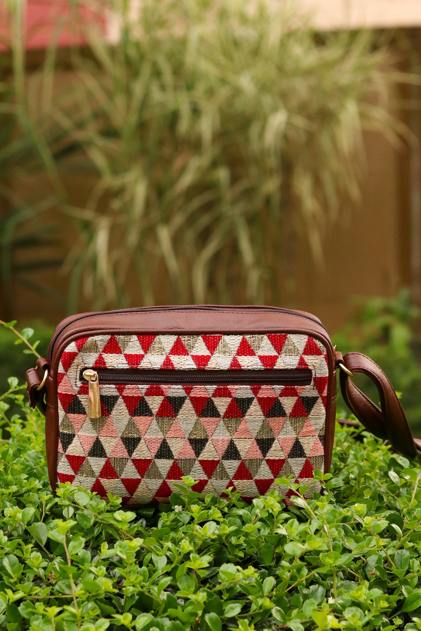 Everyday Box Sling - Maroon