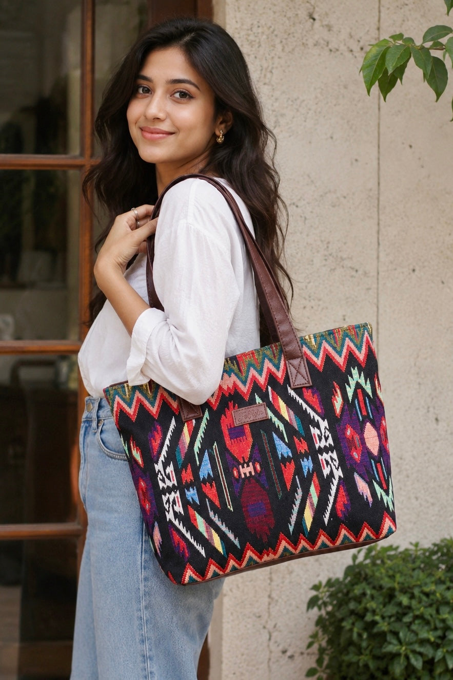 Tribal Tote Bag - Wildfire