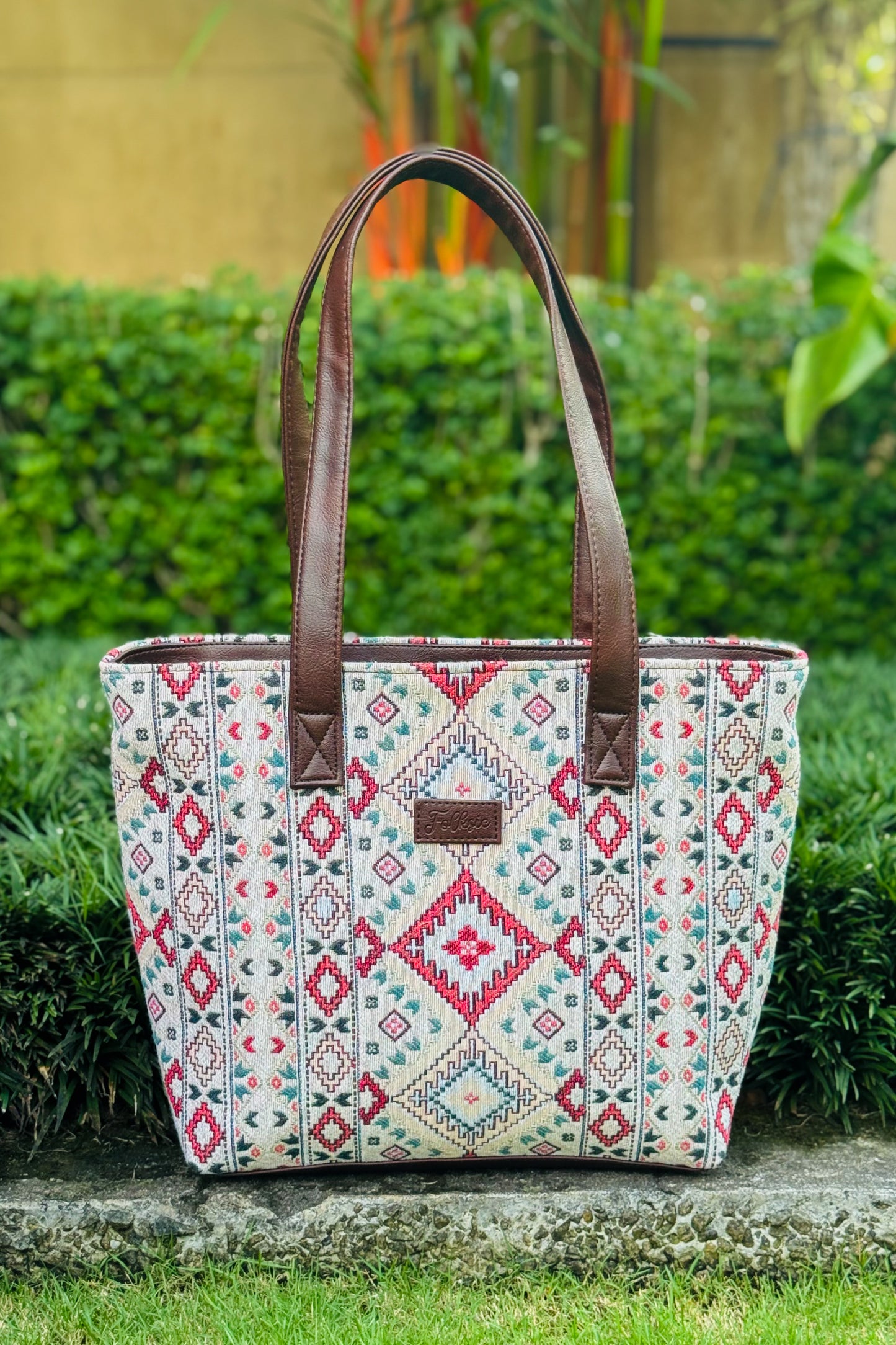 Tribal Tote Bag - Desert Rose