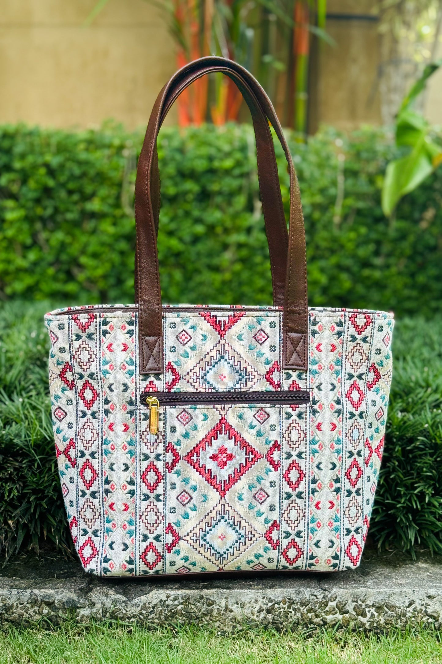 Tribal Tote Bag - Desert Rose