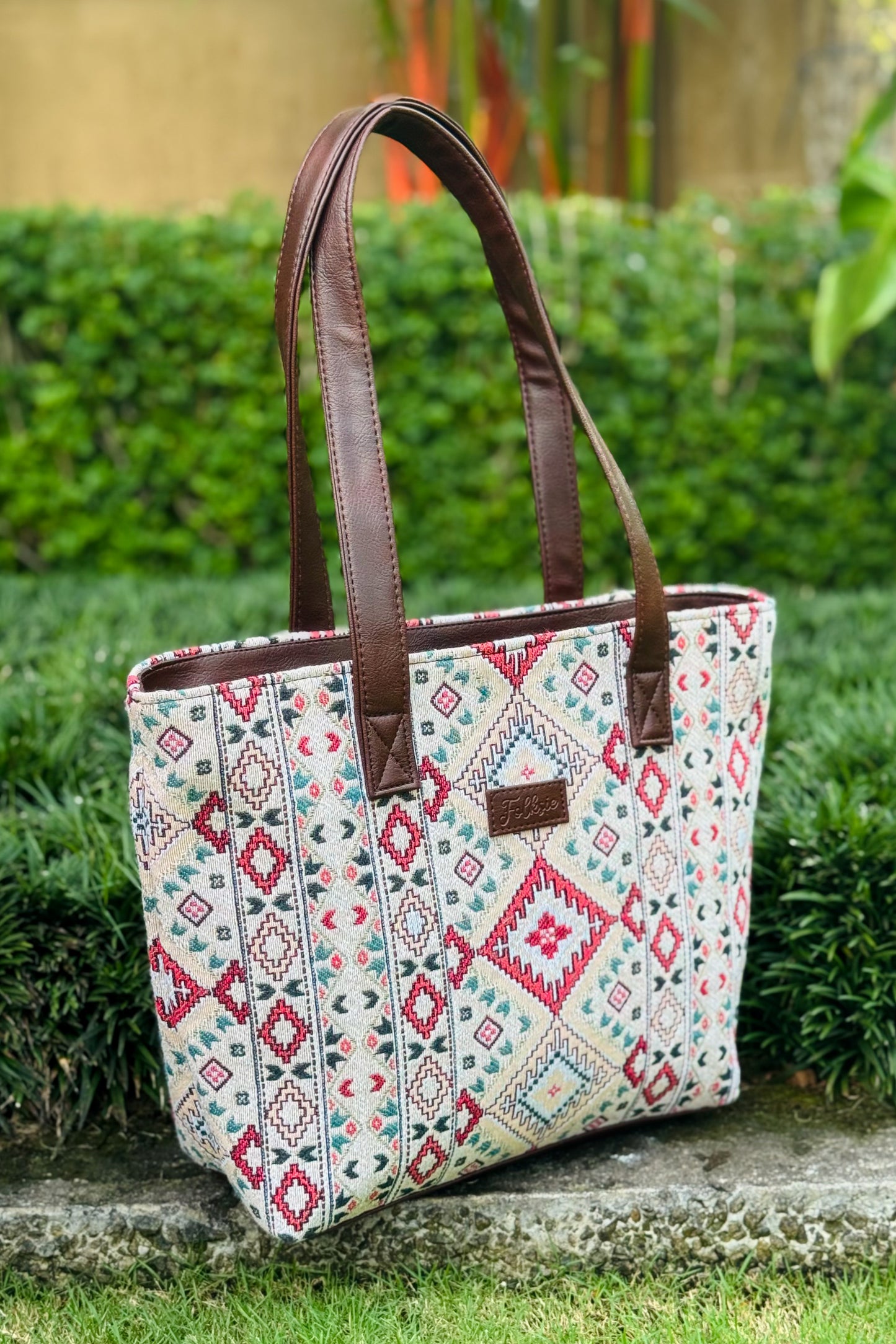 Tribal Tote Bag - Desert Rose