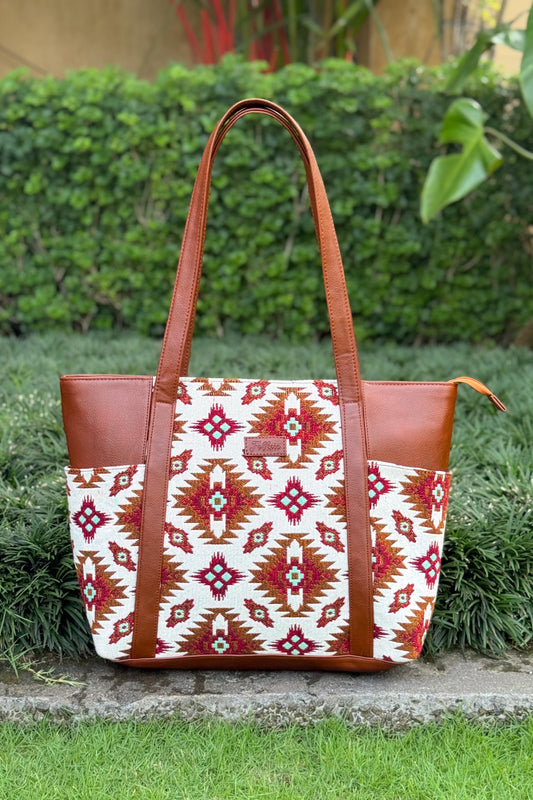 Crimson Charm Daily Tote