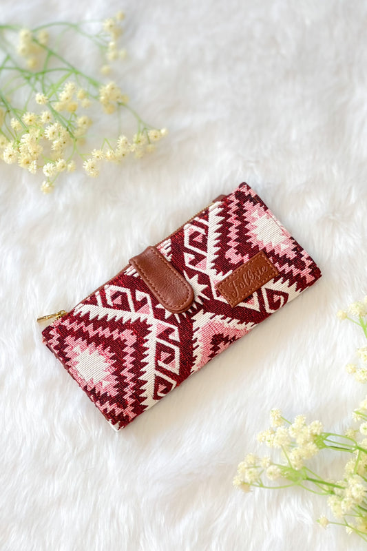 Red Aztec Wallet
