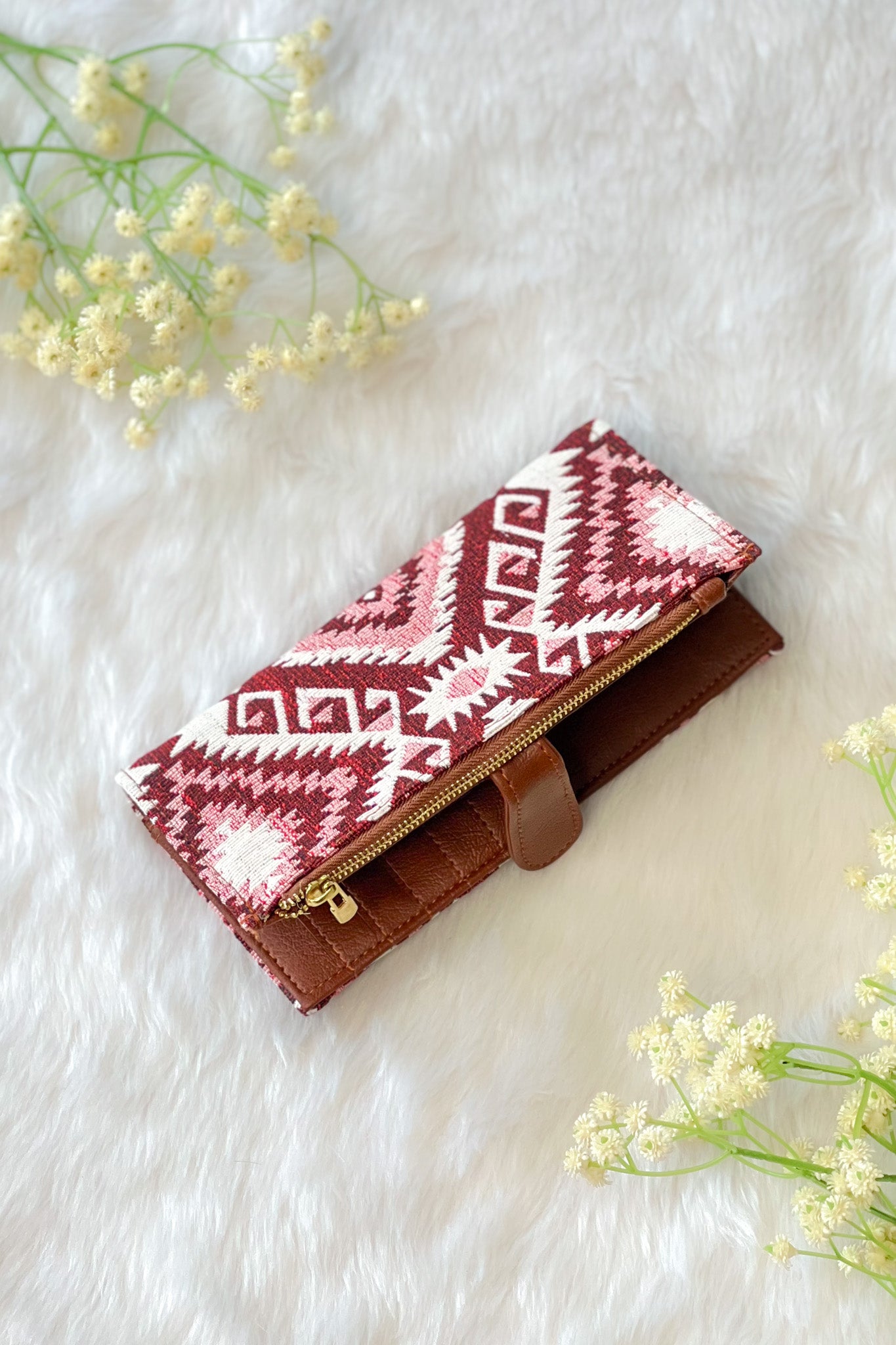Red Aztec Wallet
