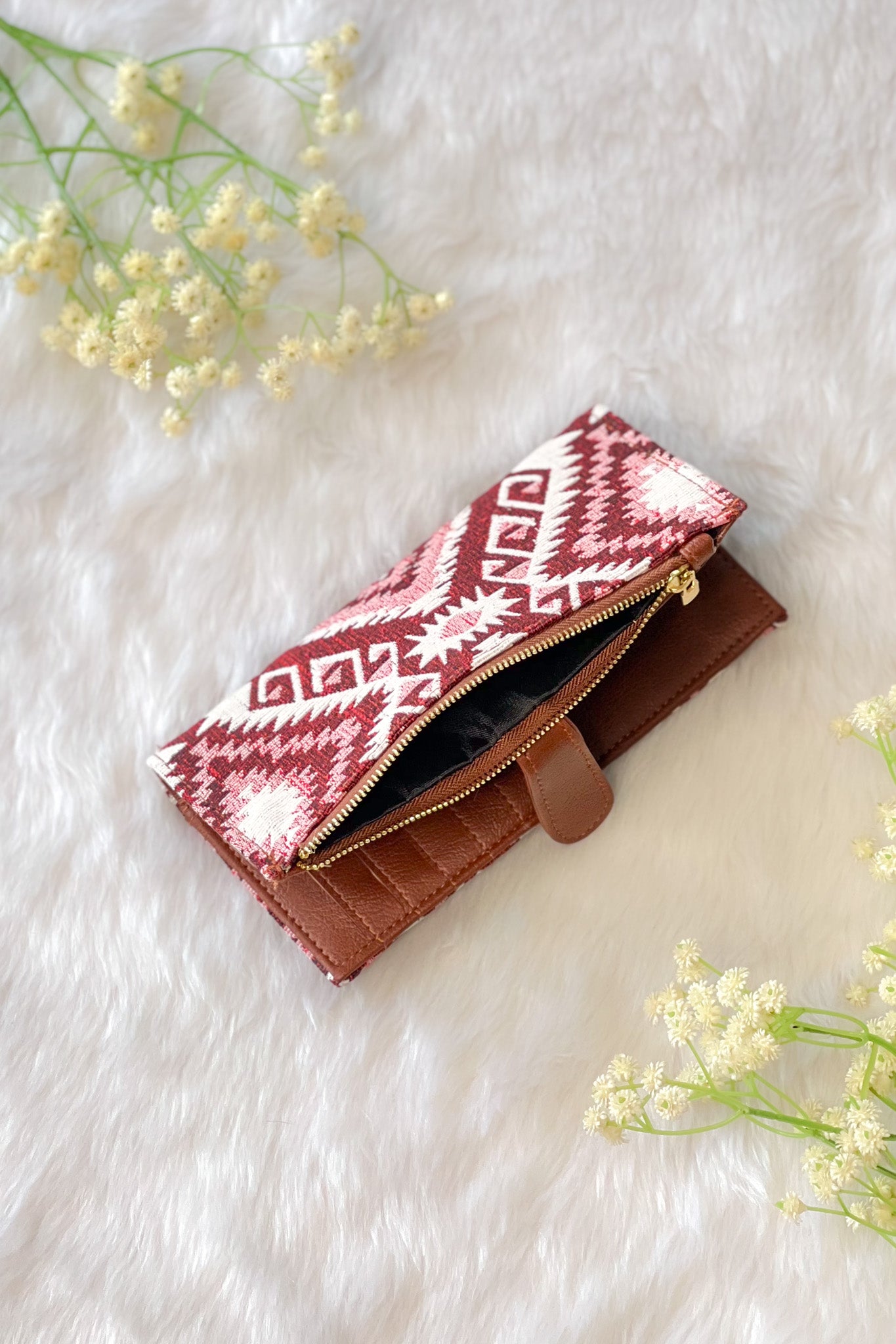 Red Aztec Wallet
