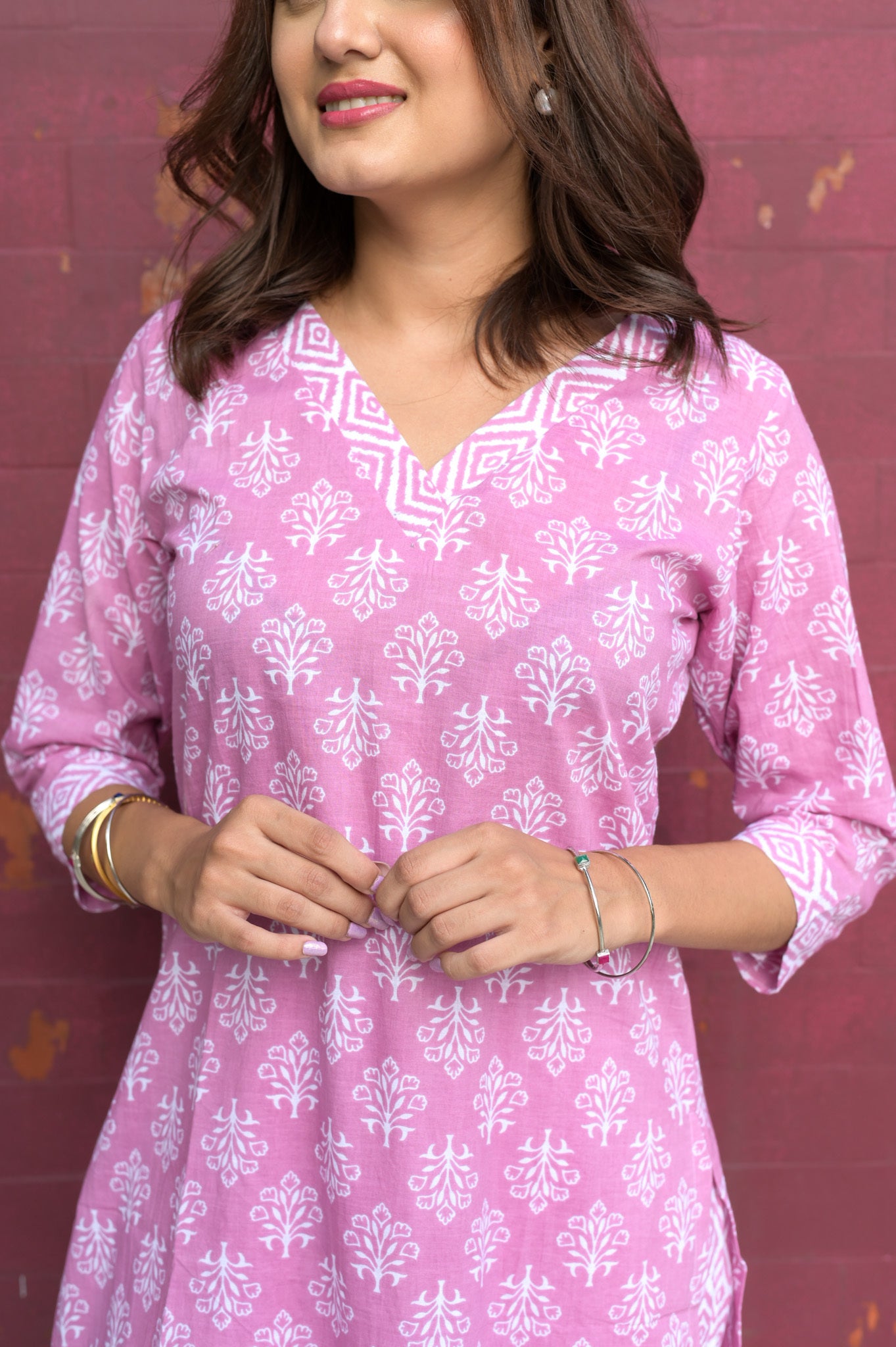 Lilac Kurta & Pant Set