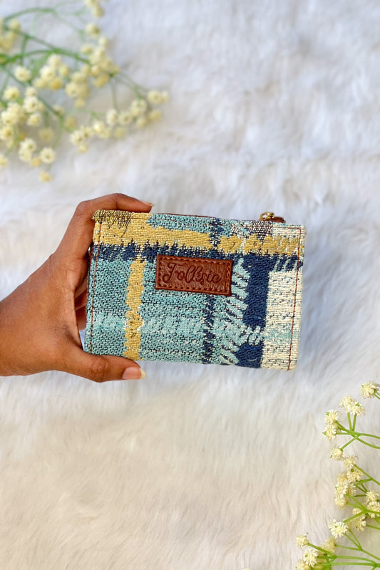 Vintage Blue Mini Wallet